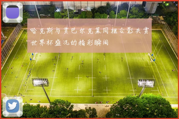 哈克斯与贾巴尔克莱同框合影共赏世界杯盛况的精彩瞬间